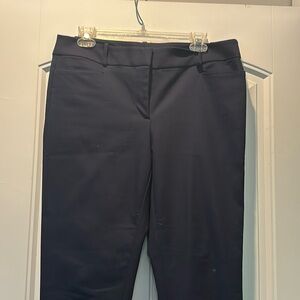 Navy blue Loft women’s dress pants 8 curvy